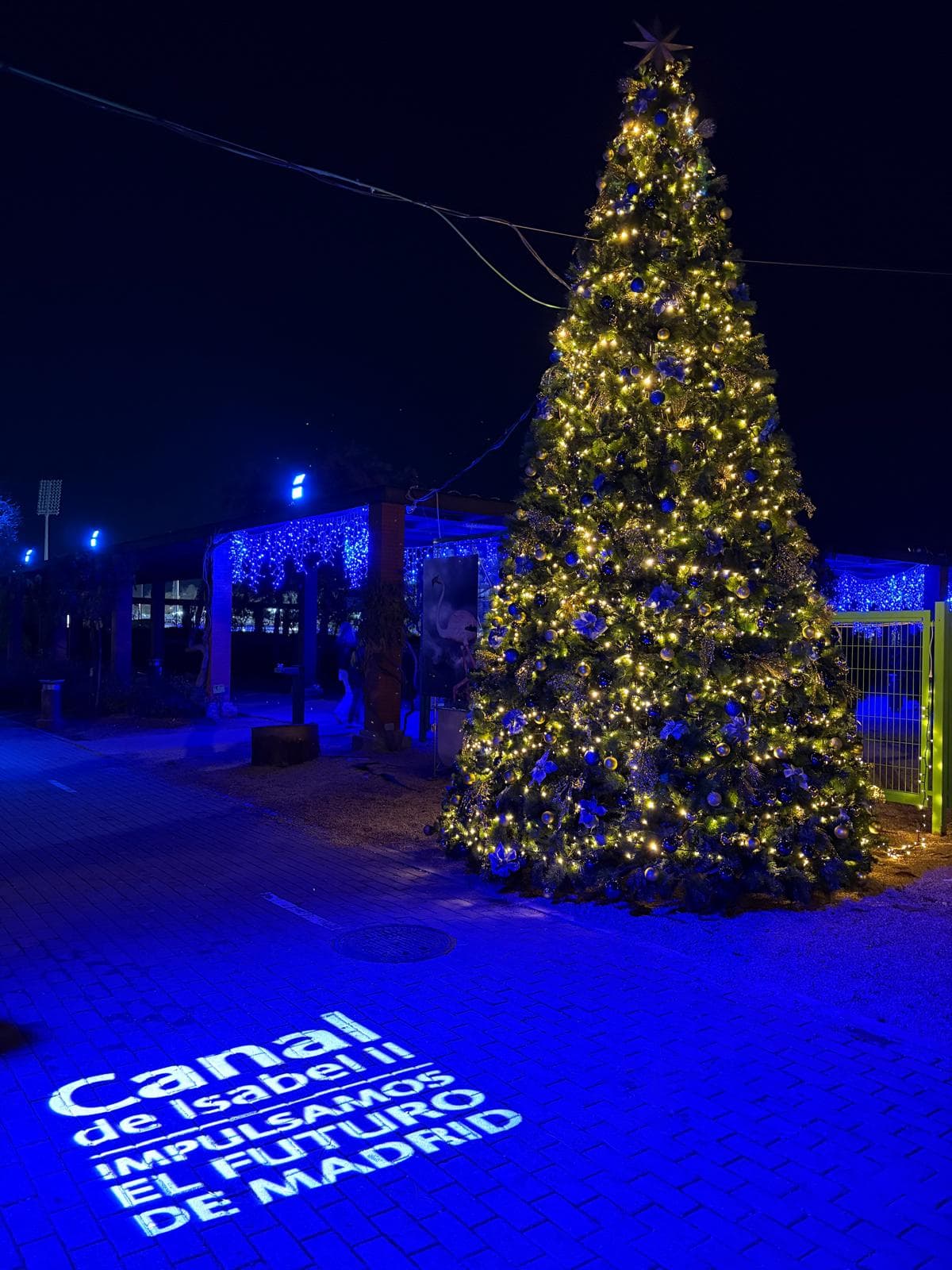 Canal de Isabel II Navidad sobre el agua Parque del Tercer Depósito